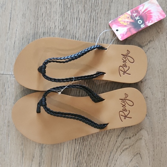 NWT!‎ Roxy girls flip flops - Picture 2 of 5